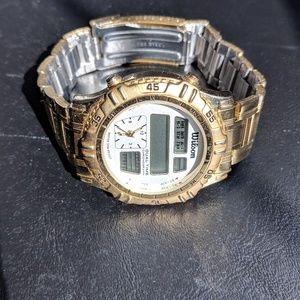 Wilson Silver & Gold Metal Watch
